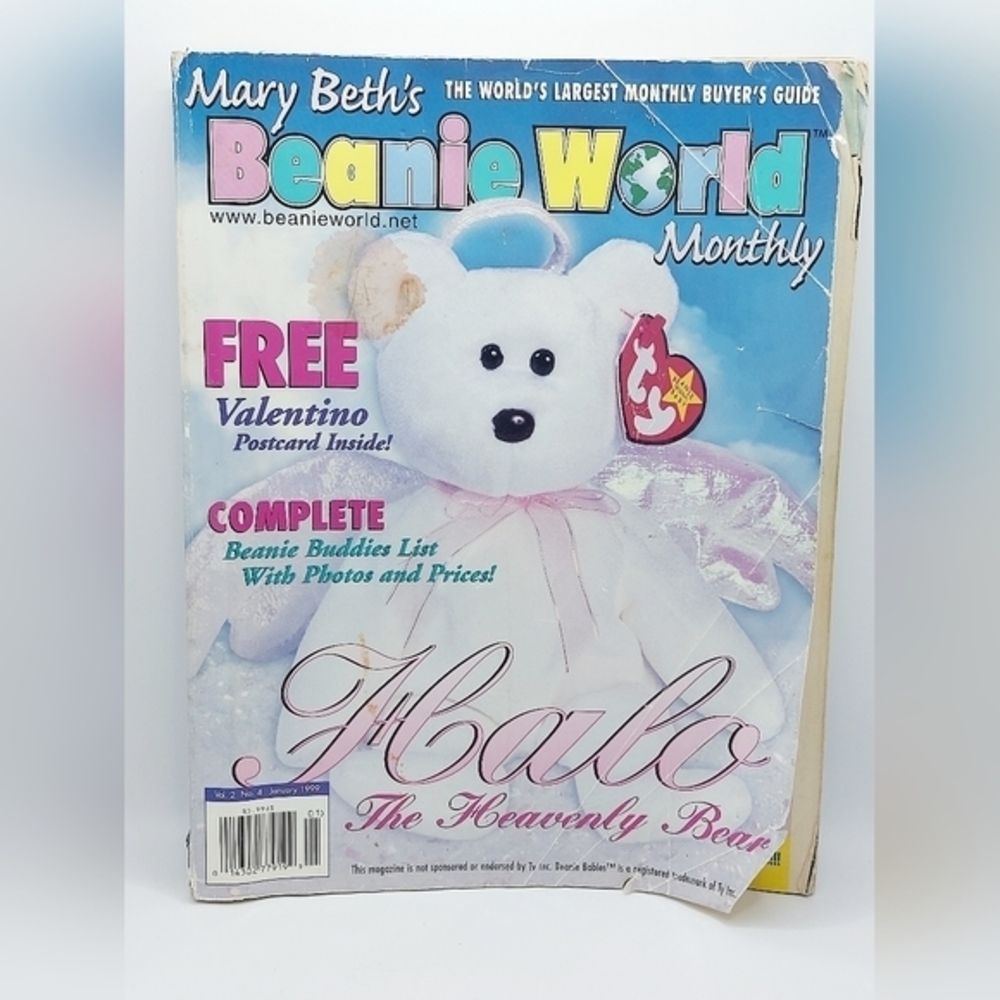Vintage Mary Beths Beanie Babies World Magazine - Picture 1 of 4
